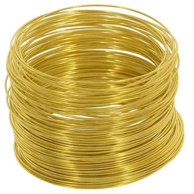 1.9 mm Pirinç Tel Yuvarlak - 5 metre